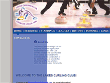 Tablet Screenshot of lakescurling.com